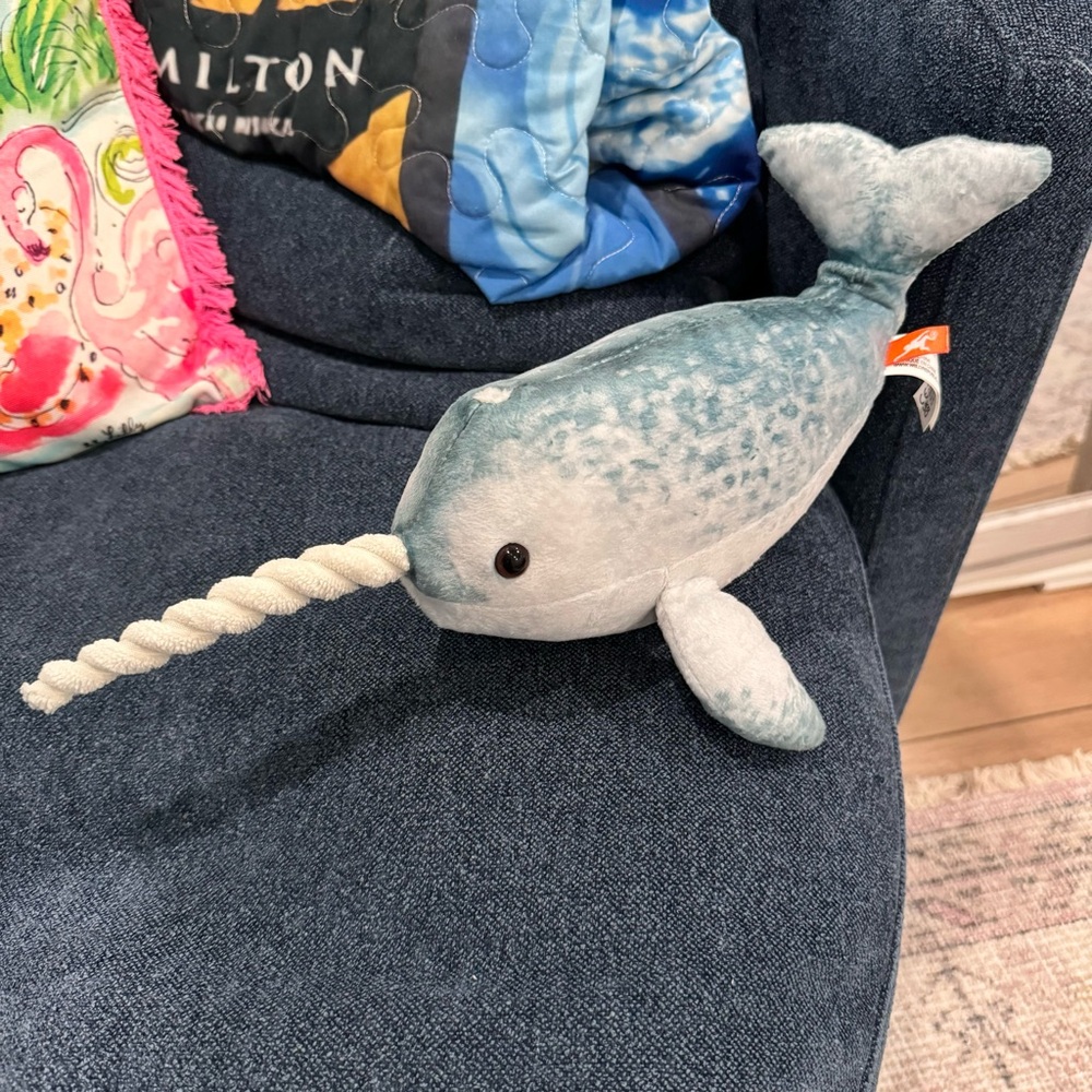 Wild Republic narwhal plush stuffed animal toy gift stuffy